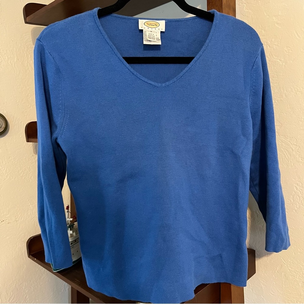 Talbots petite blue shirt
